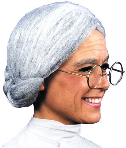 Wig Old Maid Grey