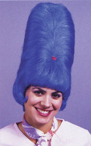 Bee Hive Wig Blue