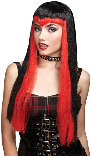 Undertone Vamp Wig Black/Red