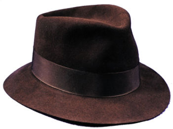 Fedora Deluxe Hat Brown XL