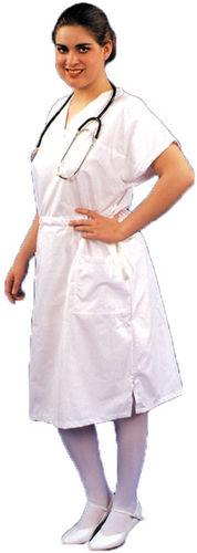 Women's Costume: Nurse Scrub Dress- Plus
