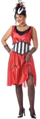 Women's Costume: Saloon Girl- Medium