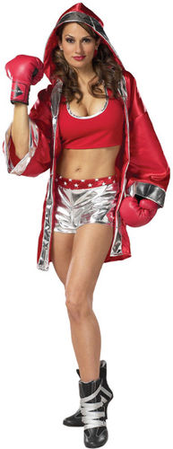 Women's Costume: Knock Out- Extra Small