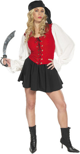 Women's Costume: Pirate Booty- Medium