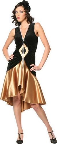 Women's Costume: Puttin on the Ritz Roaring 20's- Extra Small