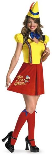 Women's Costume: Pinocchio Sassy- Medium