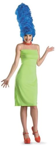Women's Costume: Marge Simpson Deluxe- Small