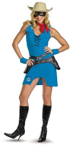 Women's Costume: Sassy Lone Ranger- Medium