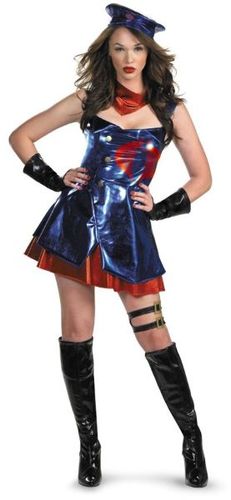Women's Costume: GI Joe Cobra- Small
