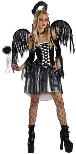 Women's Costume: Fallen Angel- Large