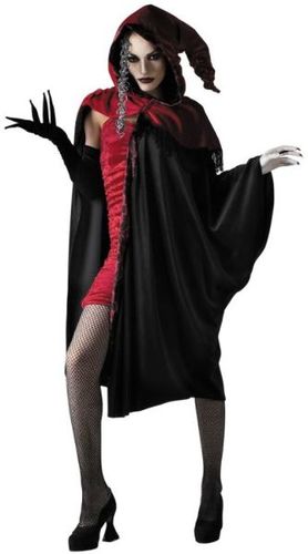 Women's Costume Cape: Lady of Darkness- Large