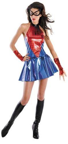 Women's Costume: Spider Girl Deluxe- Large