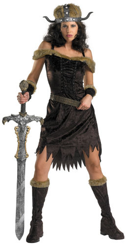 Women's Costume: Nordic Babe Viking- Large