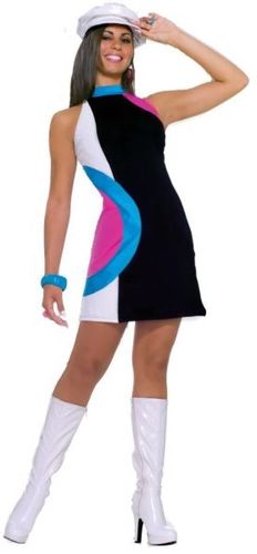 Women's Costume: Mod Doll- Standard