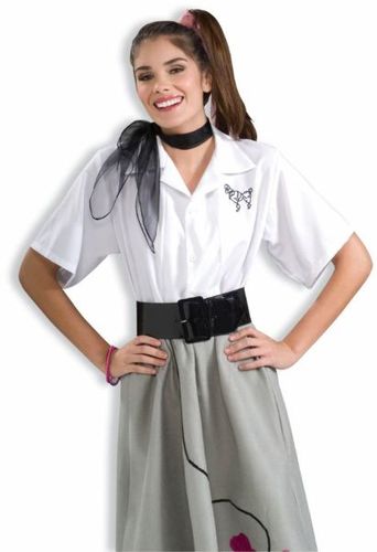 Women's Costume Poodle Blouse- Large