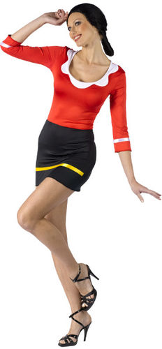 Women's Costume:Sexy Olive Oyl- Medium/Large