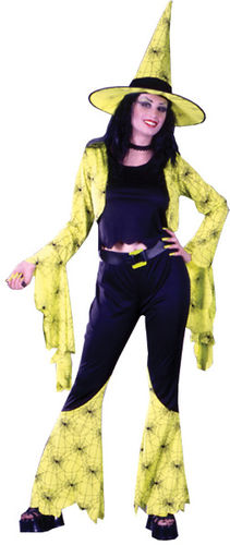 Women's Costume: Groovy Witch- Small Medium