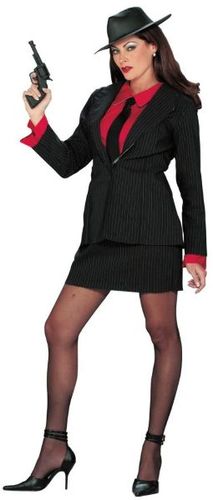 Women's Costume: Gangsta Lady- Medium