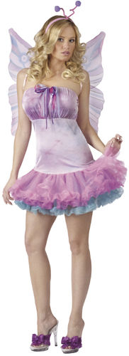 Women's Costume: Fluttery Butterfly- Small/Medium