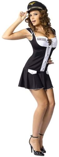 Women's Costume: Captain Layover- Medium/Large