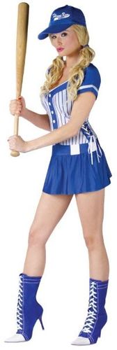 Women's Costume: Homerun Honey- Medium/Large