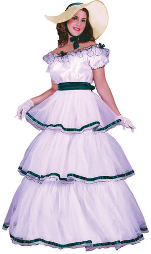 Women's Costume: Southern Belle Long- Medium/Large