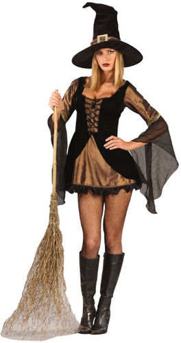 Women's Costume: Sweet Sexy Witch- Medium/Large