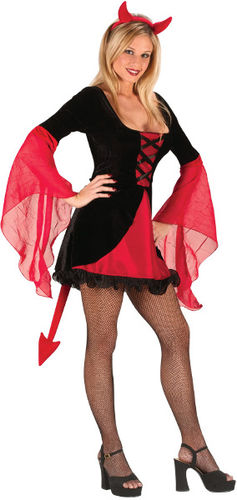 Women's Costume: Sweet Sexy Devil- Medium/Large