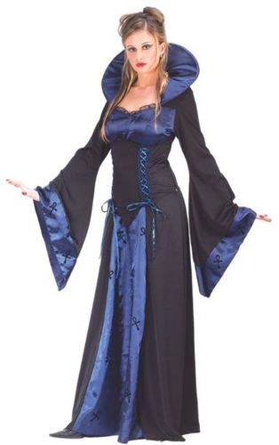 Women's Costume: Vampiress Blue- Small/Medium