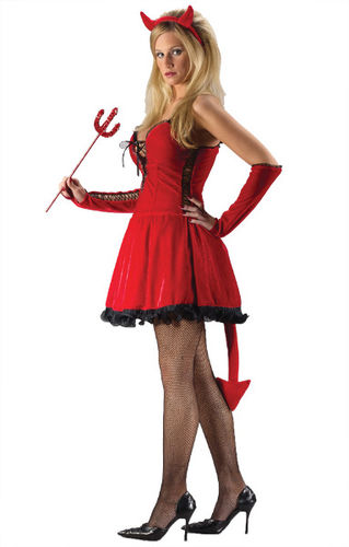 Sexy Devil Women's Costume- Small/Medium