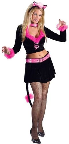 Women's Costume: Purr Fect Lady- Medium/Large