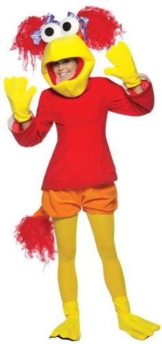 Women's Costume: Fraggle Rock Red- One Size