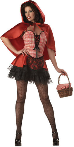 Women's Costume: Red Hot Riding Hood- Small