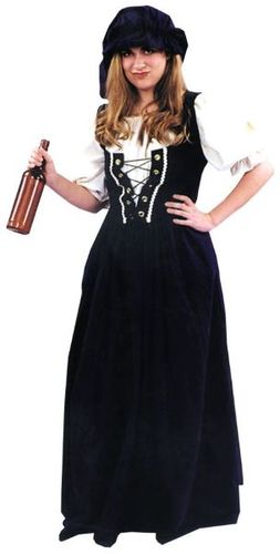 Women's Costume Skirt: Renaissance Skirt and Hat Set
