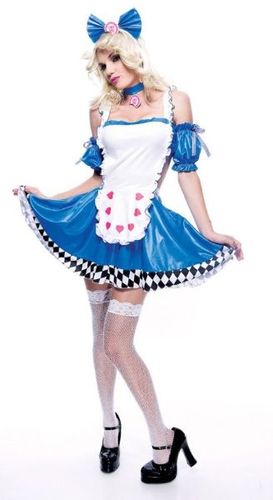 Women's Costume: Wicked Wonderland Alice- Small