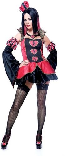 Women's Costume: Queen of Broken Hearts- Small