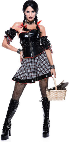 Women's Costume: Wicked Oz Mistress Dorothy- Small