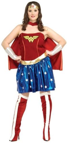 Women's Costume: Wonder Woman- Plus Size