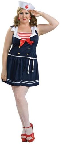 Sailor Girl Women's Plus Size Costume
