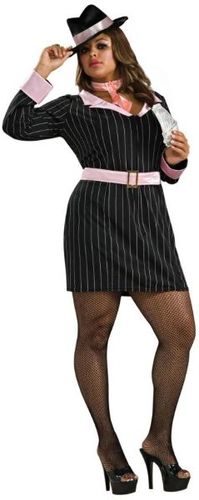 Gun Moll Adult Costume Plus