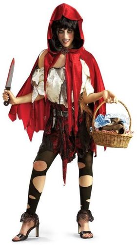 Women's Costume: Lil Dead Riding Hood- Extra Large