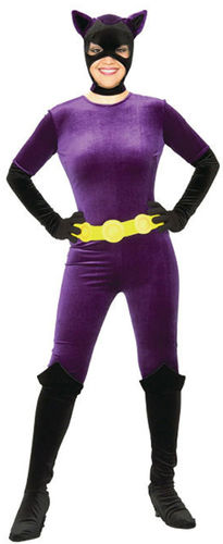 Women's Costume: Catwoman Gotham Girls- Extra Small