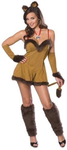 Women's Costume: Cowardly Lioness- Medium