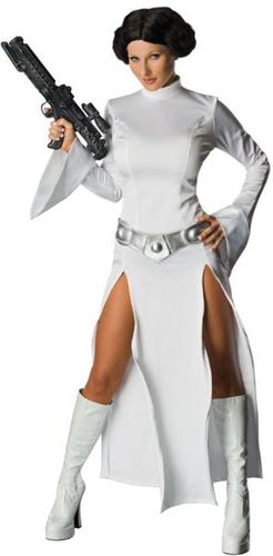 Princess Leia White Dress Women's Costume- Extra Small
