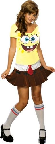Women's Costume: Spongebabe- Extra Small