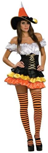 Women's Costume: Candy Corn Cutie- Medium