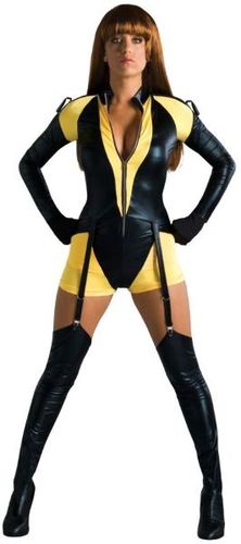 Women's Costume: Watchmen Silk Specter- Extra Small