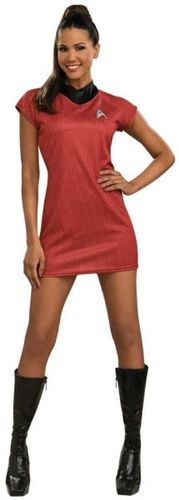 Women's Costume: Star Trek Movie Red Dress- Small