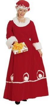 Women's Christmas Costume: Mrs. Santa- Small