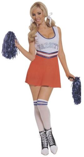 Women's Costume: Cheerleader Team Captain- 1X/2X
